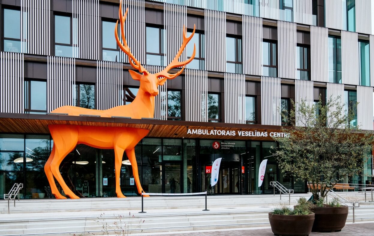 Bērnu slimnīcā tika atklāta jauna ēka
