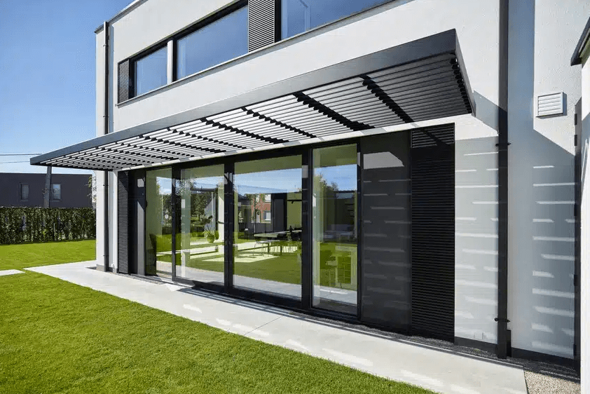 horizontal awnings